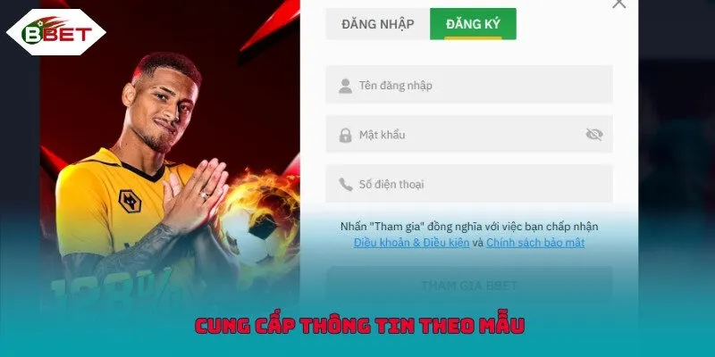  Cung cấp thông tin theo mẫu bảo đảm sở hữu account chỉ trong 5 phút